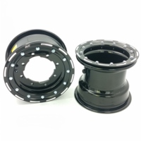 Jantes Quad Beadlock Avant Arrière 10x5 4+1 et 9x8 3+5 pour YFZ450 Raptor Banshee TRX450 LTR450 KFX450