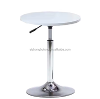 Meubles de bar commerciaux tables de bar élévatrices à hauteur réglable table en métal de style nordique pour salon café villa salle d'attente