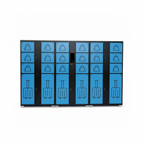 Système de contrôle à distance de sécurité de porte électronique intelligente OEM / ODM, casier à bagages, interface utilisateur multilingue, assemblé, résistant à la rouille, durable