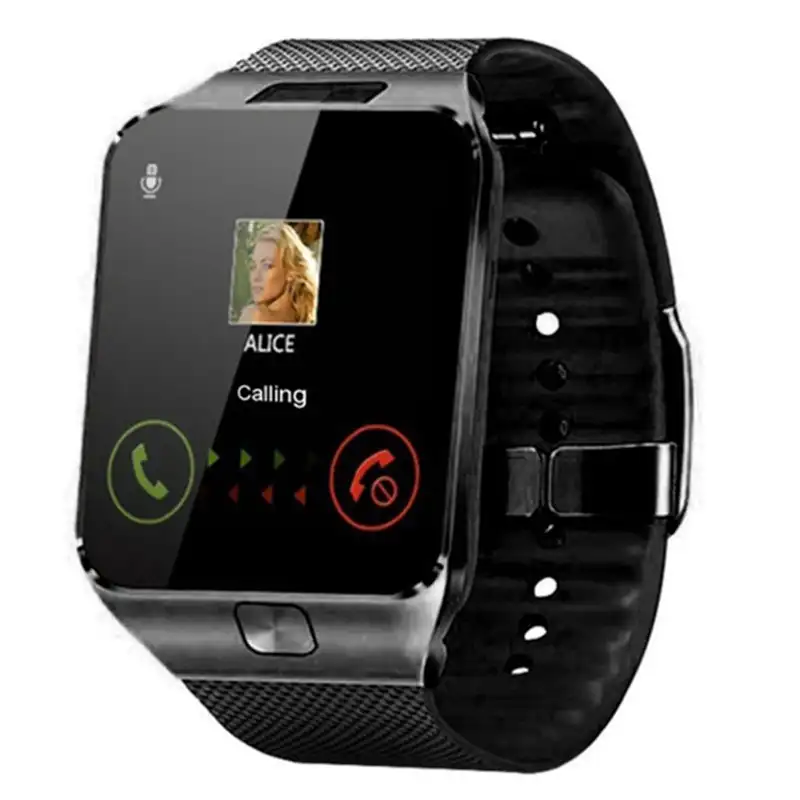 DZ09 BT Smart Watch 2G SIM-Telefonanruf mit Kamera-Touchscreen-Armbanduhren für iOS-Android-Handys