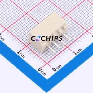 BX-HA2.54-4PZZ-GW Wire-to-Board Pin Header Through hole Component (THT),P=2.5mm Connector 1x4P 2.5mm Through Hole 4P - Product Image 2