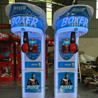 Machine d'arcade de boxe commerciale personnalisée, jeu de frappe électronique à monnayeur, machine de test de force en métal, acrylique et plastique