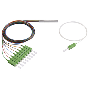 ตัวแยกสัญญาณไฟเบอร์ออปติก 1x8 SC APC รุ่น G.657.A1 ความยาว 31 เมตร พร้อมช่องสัญญาณออก 8 ช่อง สำหรับการกระจายเครือข่าย - Product Image 1