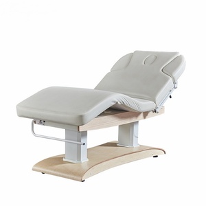 Kisen pink Wooden Base Nails Salon Furniture Package Table Foot Massage <b>Bed</b> for Beauty Treatment - Product Image 6