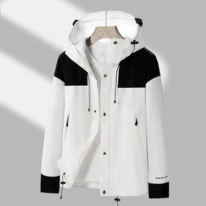 Chaquetas personalizadas con logo para primavera y otoño, para hombre y mujer, con el mismo estilo casual coreano, cómodas y a la moda. - Product Image 4