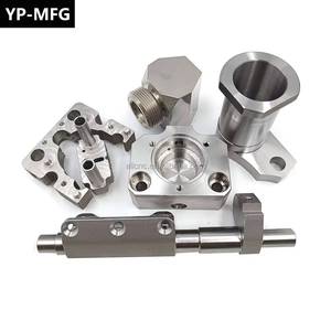 Custom CNC aluminum, brass, steel and turning hydraulic 17-4 PH machining, OEM milling spare parts, threaded shafts - Product Image 1