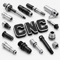 Pièces Métalliques Fabriquées, Services de Prototypage Rapide CNC, Pièces Métalliques Anodisées Noires, Kit Métallique, Fraisage CNC, Pièces POM PEEK