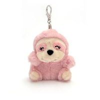 Lot de deux peluches paresseuses magnétiques mignonnes Otis Misty avec bras suspendus, peluche douce, décoration de bureau, objet de collection, cadeau d'anniversaire pour enfants