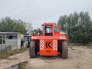 Chariot élévateur à fourche Kalmar d'occasion 45 tonnes avec moteur AC, modèle FD250 FD350 FD450, moteur Volvo, orange, tout-terrain - Product Image 4