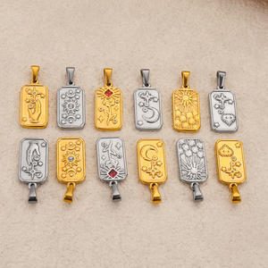 Ювелирные изделия из нержавеющей стали с цирконием - Product Image 1