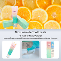 Dentifrice blanchissant à la menthe fraîche 100g avec niacinamide pour usage domestique, nettoyage des dents, soin des gencives, élimination des taches