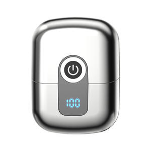 Recortadora <span class=keywords><strong>de</strong></span> Barba Profesional para Hombre, Afeitadora Eléctrica Inalámbrica Portátil con 2 <span class=keywords><strong>Cuchillas</strong></span>, Pantalla LED Digital Recargable - Product Image 1