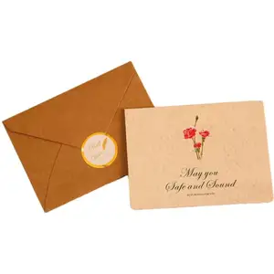 Quilling With Envelopes For All Occasions Flower 3D Popup With Best Compliments Greeting Cards