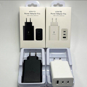 65W PD Fast Charger 3-Port <b>USB</b>-C <b>USB</b>-A EU UK US <b>Plug</b> for Samsung Charger Cable for Samsung S21 S22 S23 S24 S25 S26 Ultra - Product Image 5