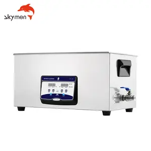 Skymen 22L Lab Equipment 40KHz Auto Parts Fuel Injector Cleaning Machine Industrial Ultrasonic Cleaner Brass Engine