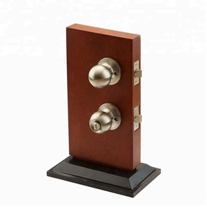 WEKIS Modern Stainless Steel Chrome Plated Doorknob <b>Lock</b> Set with 3 <b>Keys</b> for Bedroom Doors 60mm Backset ANSI Grade 3 - Product Image 6