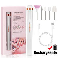 Polisseuse à ongles professionnelle Portable transfrontalière populaire enlèvement rapide des ongles polisseuse Rechargeable batterie intégrée BIT