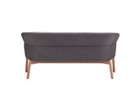 Banc de salon double simple à la mode pour hall de bureau commercial