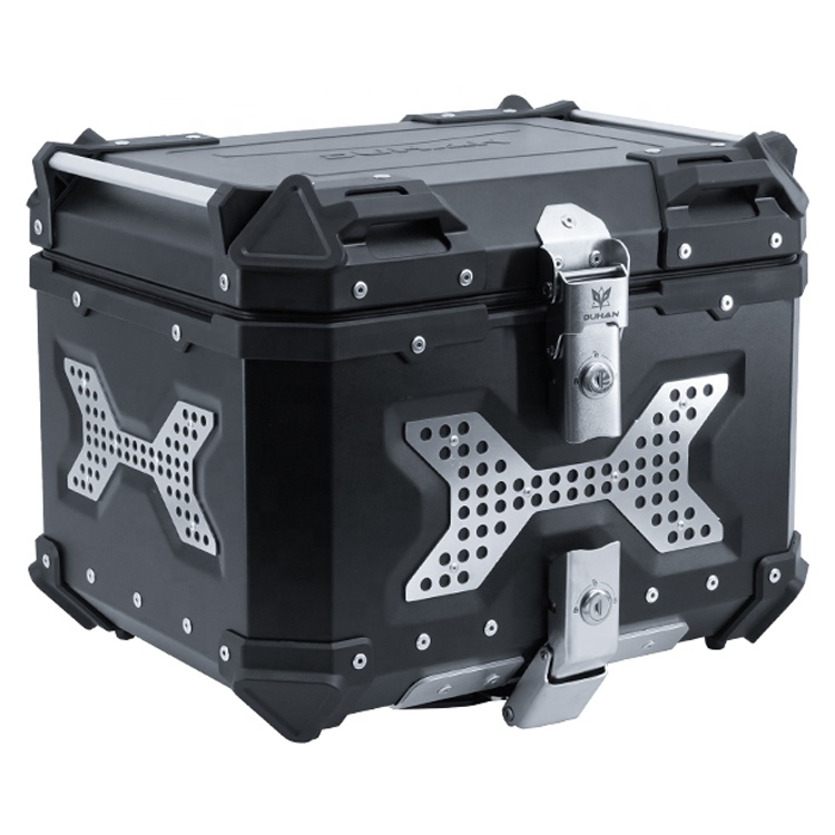 DUHAN, большое хранение компьютерной приставки к телевизору для мотоцикла алюминиевые 55L водонепроницаемый противоударный