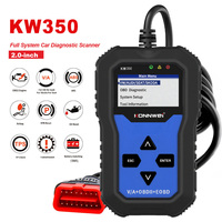 Escáner OBD2 V/A OBDII EOBD ABS Airbag KONNWEI KW350 con Logotipo Personalizado Disponible para Volkswagen, para VW Audi