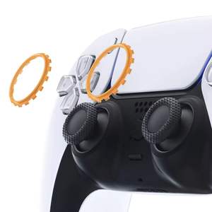 Anneaux d'aide à la visée antichoc Anneau de positionnement Anneau d'accent pour accessoires de contrôleur <span class=keywords><strong>PS5</strong></span> Playstation 5 - Product Image 1