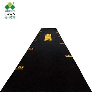 Revêtement de sol de salle de sport de haute qualité, <span class=keywords><strong>gazon</strong></span> <span class=keywords><strong>synthétique</strong></span> noir, <span class=keywords><strong>gazon</strong></span> artificiel personnalisé pour le fitness - Product Image 2