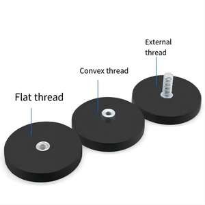 Car Starlink Industrial Use Screw Holder Fastener Super Strong <strong>Magnet</strong> Neodymium Iman Waterproof Thread <strong>Rubber</strong> Coated Pot <strong>Magnets</strong> - Product Image 2