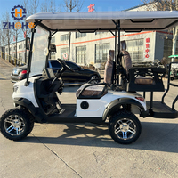 Prix de gros de Noël 4 places Utv 4x4 voiturette de golf au lithium tout-terrain électrique voiturette de golf touristique à vendre