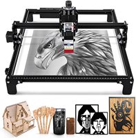 Machine de gravure laser CNC Konmison 4240 40W, routeur CNC de bureau, mini-machine de découpe de bois, découpeuse laser à diode avec moteur pas à pas