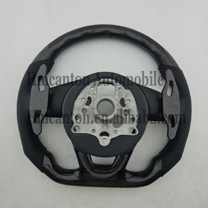 หนังคาร์บอนไฟเบอร์แบบเจาะรู สำหรับพวงมาลัยรถยนต์ออดี้ รุ่น A3 A4 A4L A5 A7L A8 Q5 Q7 B9 A6 R8 ขายดี คุณภาพเยี่ยม - Product Image 6