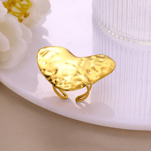 Haute Qualité Populaire En Acier Inoxydable Anneau Plaqué Or Coeur Anneau Géométrique Fleur <span class=keywords><strong>Libellule</strong></span> Ouverture Anneaux Femmes Bijoux De Mode - Product Image 6