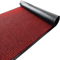 Tapis d'entrée Stripe 2000 g/m² avec envers TPE antidérapant, résistant à la décoloration, anti-salissures, lavable, usage commercial