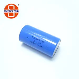 Lithium Cylindrical Battery CR26500 C Size 3.0V 5000mAh energy type for smart meters