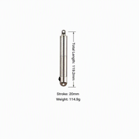 Micro Actuador Lineal de CC 24V 20KG, Carrera de 20mm, Diámetro Exterior de 16mm, Tubo Interior de 9mm, Motor Eléctrico para Robótica, Proyectos de Modelismo Electrónico DIY
