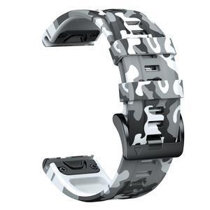 Lionorm 22mm 26mm Quick Fit Sport Camouflage <span class=keywords><strong>Bracelet</strong></span> de <span class=keywords><strong>montre</strong></span> en Silicone pour <span class=keywords><strong>Garmin</strong></span> Forerunner <span class=keywords><strong>945</strong></span> 965 Fenix 8 7s <span class=keywords><strong>Bracelet</strong></span> de <span class=keywords><strong>montre</strong></span> - Product Image 5