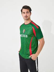 Camiseta Deportiva Teamcheap para Fanáticos del Fútbol - Camiseta <span class=keywords><strong>de</strong></span> Brasil, Argentina, México y Estados Unidos, Camiseta <span class=keywords><strong>de</strong></span> Fútbol para Hombre, Ropa Deportiva para Entrenamiento - Product Image 3