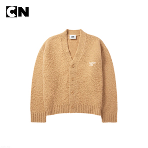 GRS Certification Winter <b>Men</b> Wool Nylon <b>Oversized</b> Fuzzy Knitted <b>Cardigan</b> Sweater with Custom Logo and Anti-Wrinkle Feature - Product Image 2