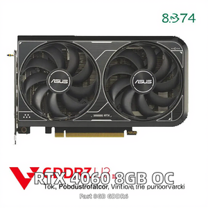 การ์ดจอสำหรับเดสก์ท็อป ASUS Dual GeForce RTX 4060 V2 8GB OC ความเร็ว 17 Gbps GDDR6 พร้อมพัดลมระบายความร้อน หน่วยความจำ 8GB GDDR6 - Product Image 2