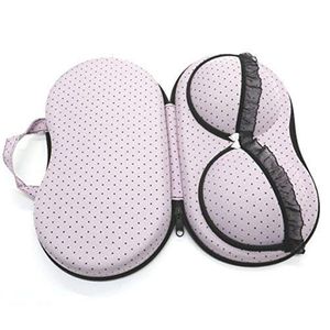 Travel <span class=keywords><strong>Storage</strong></span> Shaped Organizer Dessous Unterwäsche EVA Zip <span class=keywords><strong>Bag</strong></span> Case BH-Hülle - Product Image 6