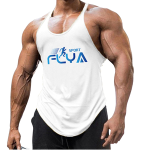 Camiseta sin mangas de algodón para hombre, transpirable, informal, de punto suave, elástica, cómoda, ligera, con textura fresca, para uso diario, moderna y de alta calidad. - Product Image 3