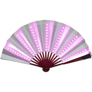 Ventilateur pliable à LED avec impression numérique personnalisée QM - Product Image 2