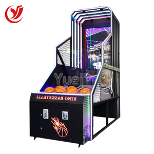 Machine de <span class=keywords><strong>jeu</strong></span> interactive de basket-ball électronique commerciale pour adultes, pour compétition en salle, construction métallique, prise en charge de l'anglais - Product Image 1