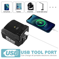Belmont Perceuse sans fil tout-en-un 16 pièces Clé électrique Kit d'outils combinés Clés réglables Étui souple Durable en plastique au lithium