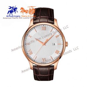 Reloj de Cuarzo de Lujo para Hombre de Alta Gama, Calidad 5A, Correa de Cuero, Escala de Números Romanos, Correa Impermeable, Calendario - Product Image 2