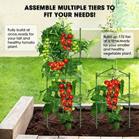 Pot de fleurs carré classique en acier galvanisé, léger et durable, pour plantes grimpantes de jardin (tomates et concombres) - Vente en gros pour l'extérieur