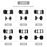 Haltères réglables personnalisés SHQC, équipement de musculation, ensemble de poids de 20 kg à 40 kg pour la musculation, y compris les options de 24 kg et 32 kg