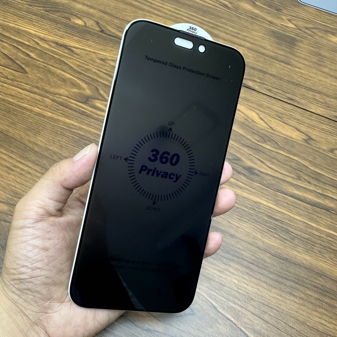 360-degree screen printing privacy