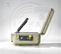 Système de surveillance RF portable antidéflagrant Ex d IIC T6 Gb avec géofencing pour basses altitudes, portée 500-1000m, autonomie 24H sans surveillance, pour raffinerie de pétrole 10kg