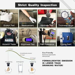 Hot nhanh thời gian giao hàng không thấm nước mặc-chống 4 mét SPC ván bấm vào sàn + 1 mét ixpe underlay - Product Image 4