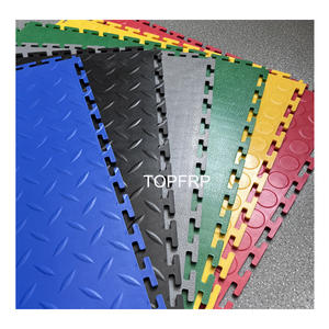 500*500*6mm Garaje PVC Enclavamiento Baldosas Almacén Baldosas de PVC - Product Image 3